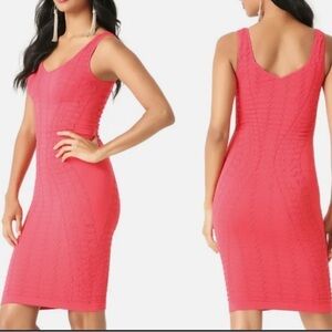 Bebe Textured Bodycon Seamless Dress